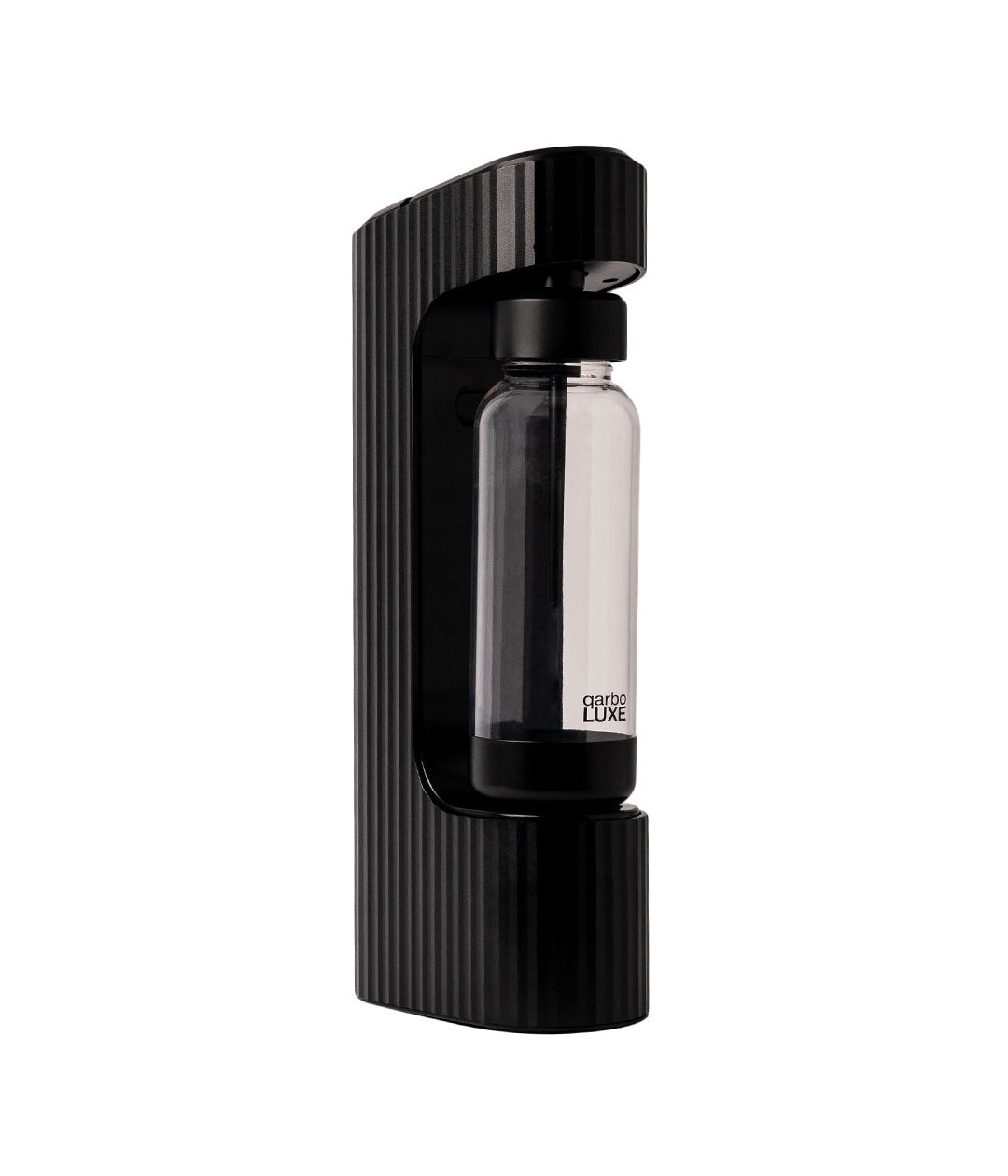 Qarbo black soda maker – full product view