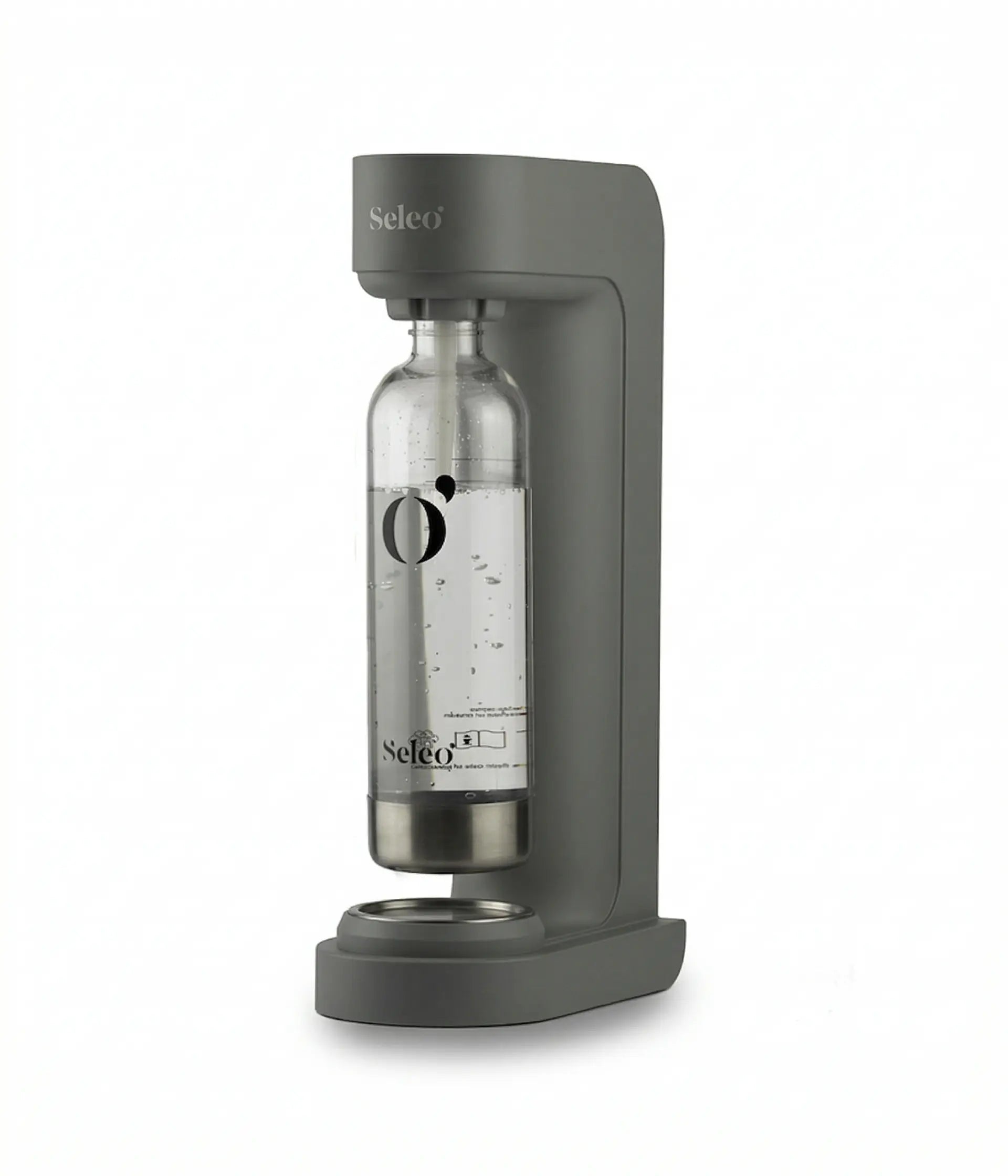Lumi soda maker in Matte Grey – sparkling water maker by Seleo UAE
